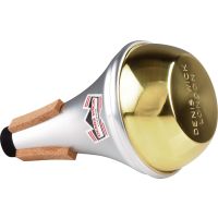 Denis Wick Sourdine trompette droite aluminium fond laiton - Vue 5