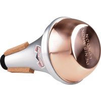 Denis Wick Sourdine trompette droite aluminium fond cuivre - Vue 5
