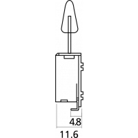Yellow Parts Sélecteur 3 positions type Telecaster® bouton blanc - Vue 4