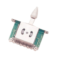 Yellow Parts Sélecteur 5 positions type Stratocaster® bouton blanc - Vue 1