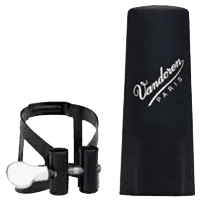 Vandoren Ligature M/O noire clarinette alto + couvre-bec plastique - Vue 1