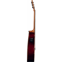 Lâg T100DCE-BRS Tramontane Dreadnought Cutaway electro Brown Shadow - Vue 4