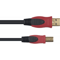 Yellow Cable câble usb a vers usb b 1 m - Vue 1