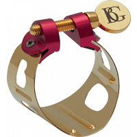 BG Ligature Duo plaquée or 24K - clarinette Sib/saxo alto - Vue 1
