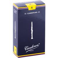 Vandoren Anches clarinette Mib Traditionnelles force 4 - Vue 1