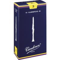 Vandoren Anches clarinette Sib Traditionnelles force 3 - Vue 1