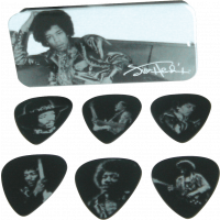 Dunlop Jimi Hendrix Silver Portrait heavy boîte de 12 - Vue 1