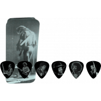 Dunlop Jimi Hendrix Silver Portrait medium boîte de 12 - Vue 1