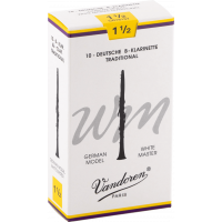 Vandoren Anches clarinette Sib White Master Traditional force 1,5 - Vue 1