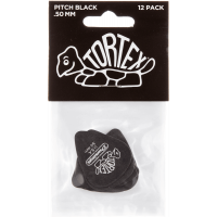 Dunlop Tortex Pitch Black 0,50mm sachet de 12 - Vue 1