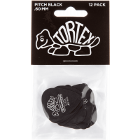 Dunlop Tortex Pitch Black 0,60mm sachet de 12 - Vue 1
