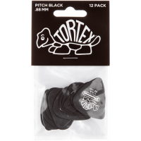 Dunlop Tortex Pitch Black 0,88mm sachet de 12 - Vue 1