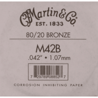 C.F. Martin & Co Corde acoustique filée bronze tirant 42 (unité) - Vue 1