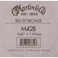 C.F. Martin Corde acoustique filée bronze tirant 42 (unité) - Vue 1