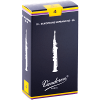 Vandoren Anches saxophone soprano Traditionnelles force 4 - Vue 1