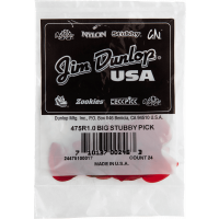 Dunlop Big Stubby 1,00mm sachet de 24 - Vue 1