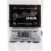 Dunlop Big Stubby 3,00mm sachet de 24 - Vue 1