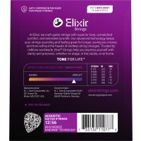 Elixir 11077 Nanoweb Bronze 80/20 Medium Light 12-56 - Vue 3
