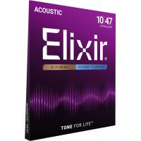 Elixir 11000 Polyweb Bronze 80/20 Extra Light 10-47 - Vue 1