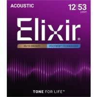 Elixir 11050 Polyweb Bronze 80/20 Light 12-53 - Vue 2