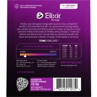Elixir 11075 Polyweb Bronze 80/20 Medium Light 12-56 - Vue 3