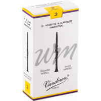 Vandoren Anches clarinette Sib White Master Traditional force 3 - Vue 1