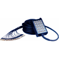 Yellow Cable Multipaire 16 xlr 4 xlr 5 m - Vue 1