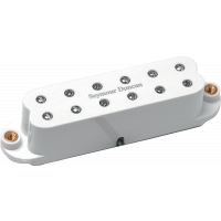 Seymour Duncan JB Junior Strat, chevalet, blanc - Vue 1