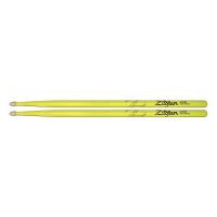 Zildjian 5A neon jaune American Classic hickory - Vue 1