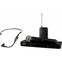 Shure BLX1288/SM35 Système double sans fil avec micro main SM58 et micro serre-tête SM35 - M17 - Vue 1