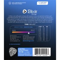 Elixir Electric Nanoweb 12 cordes Light 10-46 - Vue 3