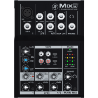Mackie MIX5 Mixeur compact 5 canaux, 8 entrées - Vue 6