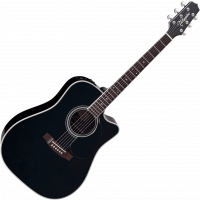 Takamine EF341SC Dreadnought, cutaway électro-acoustique, Black - Vue 2