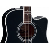 Takamine EF341SC Dreadnought, cutaway électro-acoustique, Black - Vue 3
