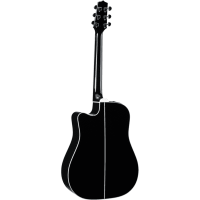 Takamine EF341SC Dreadnought, cutaway électro-acoustique, Black - Vue 5