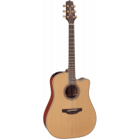 Takamine P3DC Dreadnought, cutaway électro-acoustique, Satin - Vue 1