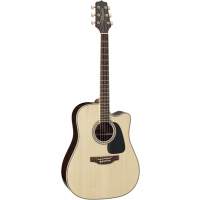 Takamine GD51CE-NAT Dreadnought, cutaway électro-acoustique, Natural - Vue 1