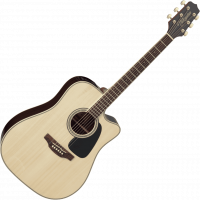 Takamine GD51CE-NAT Dreadnought, cutaway électro-acoustique, Natural - Vue 2