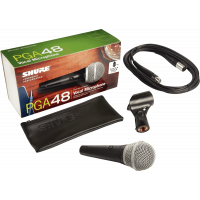 Shure PGA48 Micro voix dynamique cardioïde - XLR - Vue 3