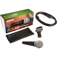 Shure PGA48 Micro voix dynamique cardioïde - QTR - Vue 3