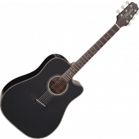 Takamine GD15CE-BLK Dreadnought, cutaway électro-acoustique, Black - Vue 2