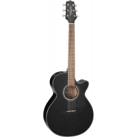 Takamine GF30CE-BLK FXC, cutaway électro-acoustique, Black - Vue 1