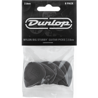Dunlop Nylon Big Stubby 2,00mm sachet de 6 - Vue 1