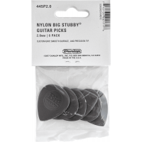 Dunlop Nylon Big Stubby 2,00mm sachet de 6 - Vue 2