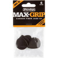 Dunlop Max Grip Jazz III carbon fiber sachet de 6 - Vue 1