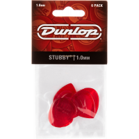 Dunlop Stubby Tri 1,00mm sachet de 6 - Vue 1