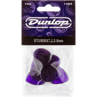 Dunlop Stubby Tri 3,00mm sachet de 6 - Vue 1