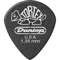 Dunlop Tortex Pitch Black Jazz III 1,35mm sachet de 12 - Vue 1