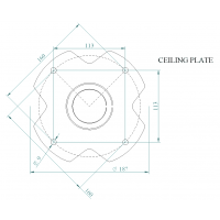 Euromet Support vidéoprojecteur Arakno standard noir - 45 kg - Vue 4