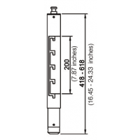 Euromet Colonne d'extension Arakno noir taille M - Vue 2